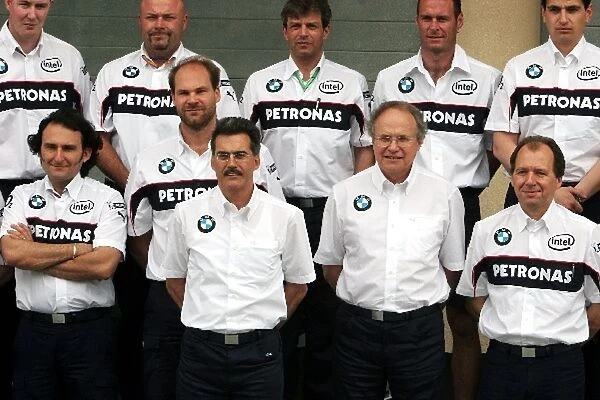 Formula One World Championship: The BMW Sauber Team Photo