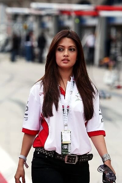 Formula One World Championship: Bollywood actress Ms. Riya Sen