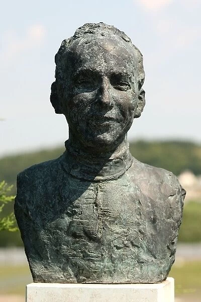 Formula One World Championship: A bronze bust of John Surtees in the F1 Park of Fame