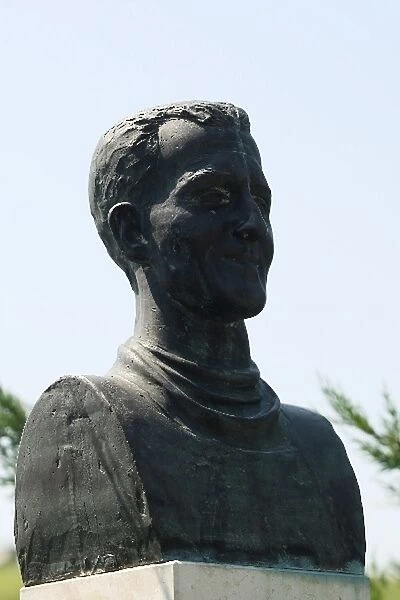 Formula One World Championship: A bronze bust of Michael Schumacher in the F1 Park of Fame