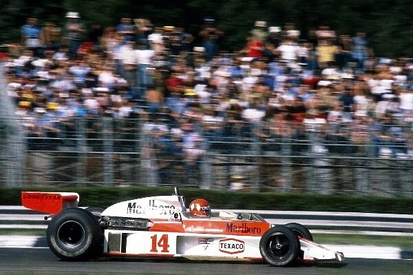 Formula One World Championship: Bruno Giacomelli made his GP debut in a third-entered McLaren M23