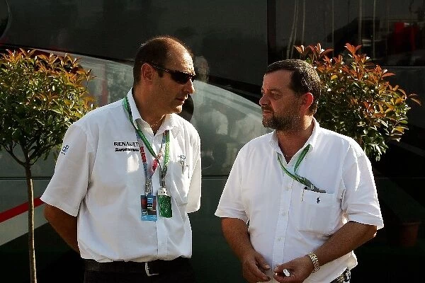 Formula One World Championship: Bruno Michel talks with Paul Stoddart