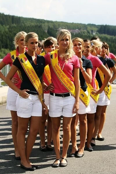 Formula One World Championship: Candidates for Miss Belgium 2011