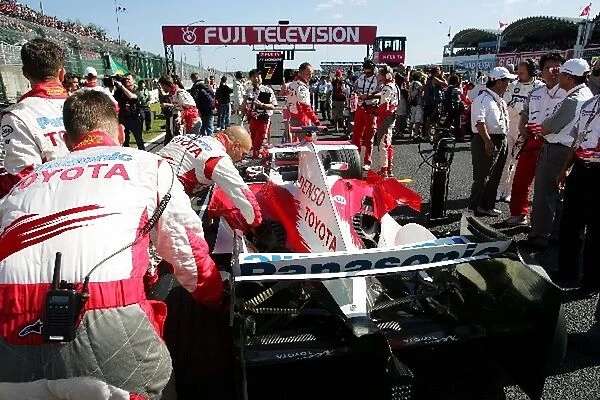 Formula One World Championship: The car of Ralf Schumacher Toyota
