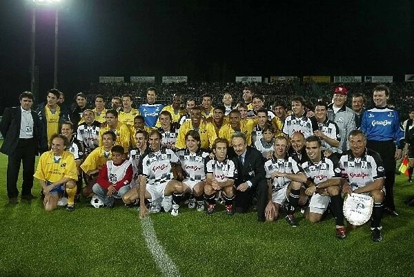 Formula One World Championship: Charity football match between current and former F1 drivers and the 1994 World Cup winning Football team