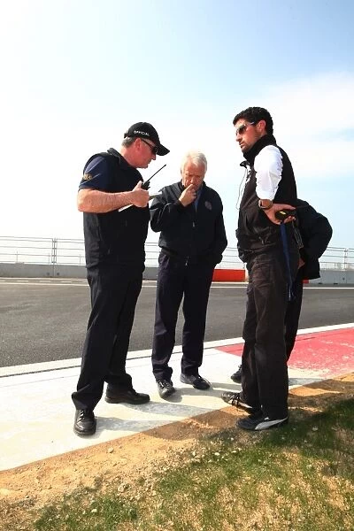 Formula One World Championship: Charlie Whiting FIA Delegate inspects the final corner