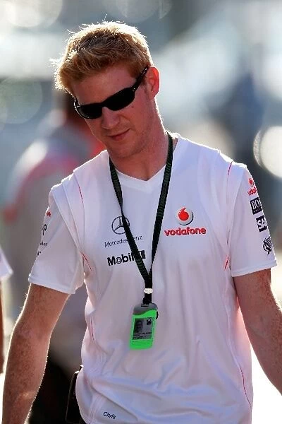 Formula One World Championship: Chris Leat McLaren Account Manager