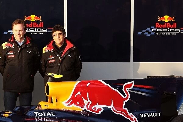 Formula One World Championship: Christian Horner Red Bull Racing Team Principal with Peter Prodromou Red Bull Racing Head of Aerodynamics