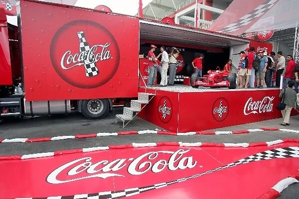 Formula One World Championship: Coca-Cola Park in the merchandise area