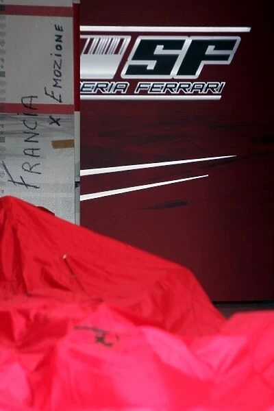 Formula One World Championship: A covered Ferrari F2007