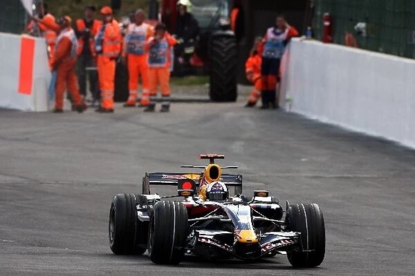 Formula One World Championship: David Coulthard Red Bull Racing RB3 retired from the race