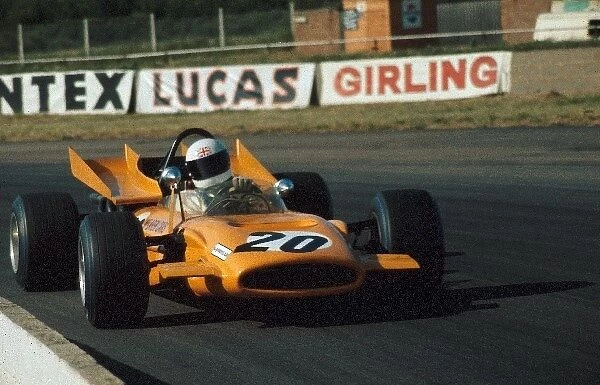 Formula One World Championship: Derek Bell retired after just six laps in the four wheel drive McLaren M9A with a suspension failure