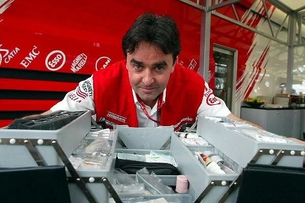 Formula One World Championship: Dr Riccardo Ceccarelli Toyota Team Doctor