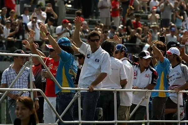 Formula One World Championship: Drivers during the drivers parade