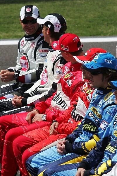 Formula One World Championship: The drivers group photograph