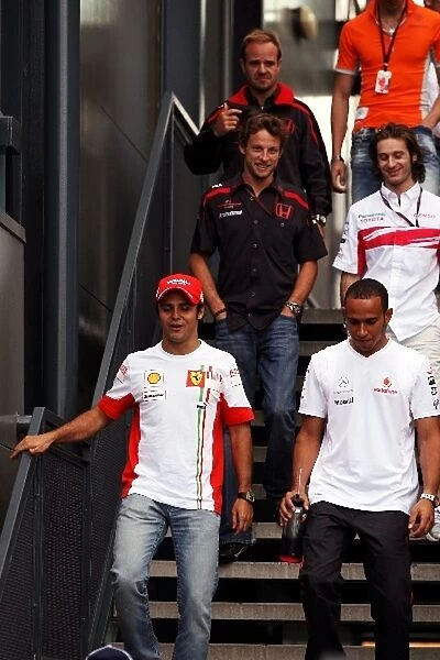 Formula One World Championship: The drivers leave their briefing