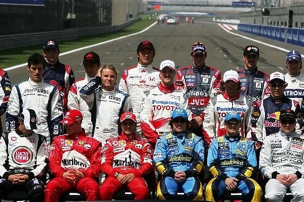 Formula One World Championship: The drivers start of term group photograph