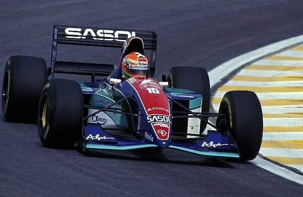 Formula One World Championship: Eddie Irvine Jordan Hart 194, was involved in a controversial crash with Jos Verstappen and Martin Brundle