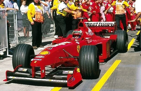 Formula One World Championship: Eddie Irvine wins his first Grand Prix