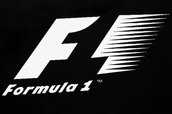 Formula One World Championship: F1 logo: Formula One World Championship, Rd 9, British Grand Prix, Preparations, Silverstone, England, Thursday