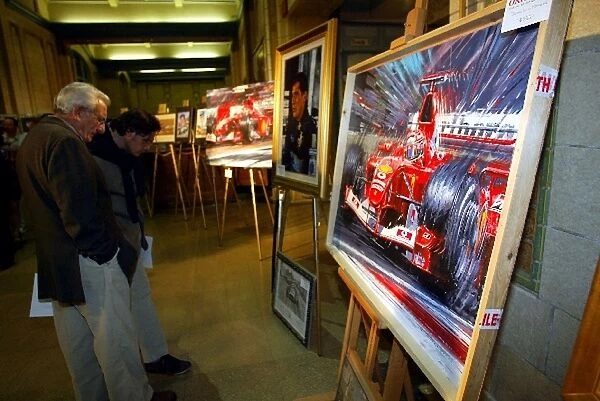Formula One World Championship: F1 works of art on display at the GP Tours Event in Downtown Indianapolis