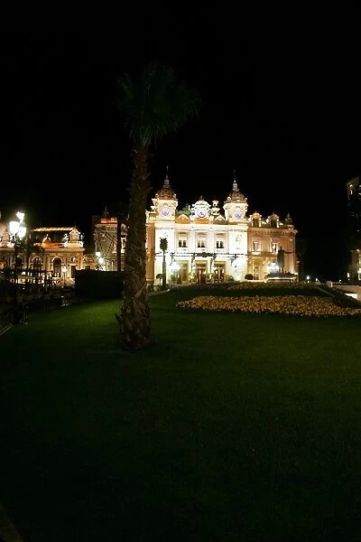 Formula One World Championship: The famous Monaco casino by night