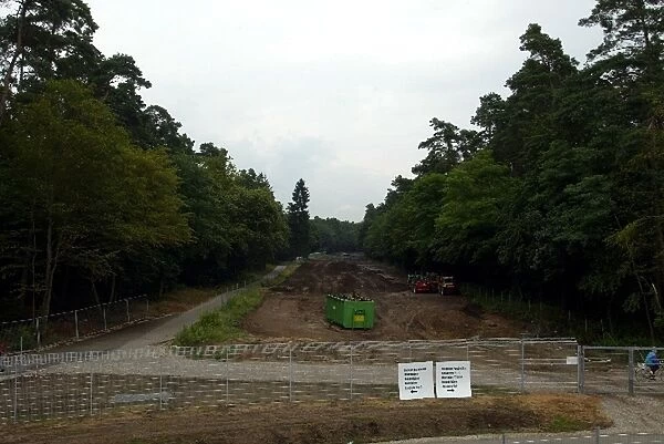 Formula One World Championship: The famous old straight down to the first chicane has been bulldozed