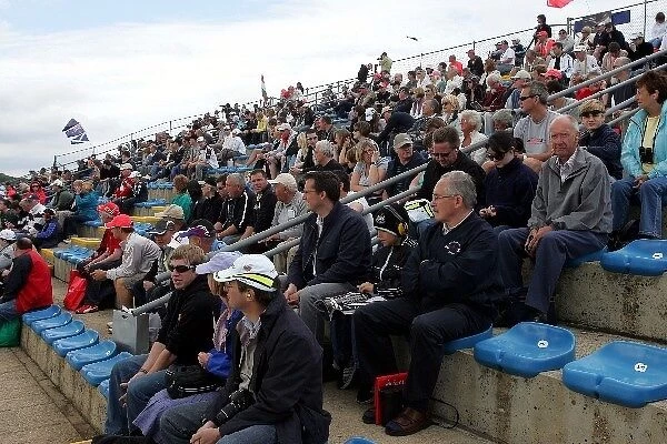 Formula One World Championship: Fans await the action in the farm enclosure