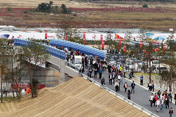 Formula One World Championship: Fans enter the track