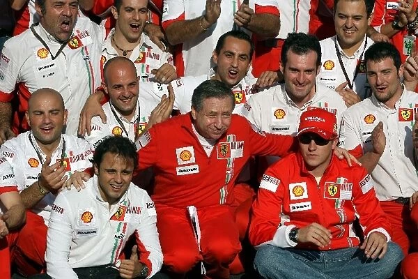 Formula One World Championship: Ferrari celebrate winning the Constructors Championship
