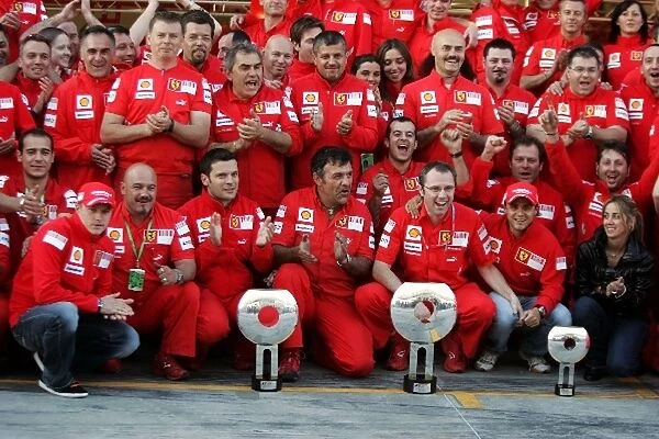 Formula One World Championship: Ferrari celebrate their success