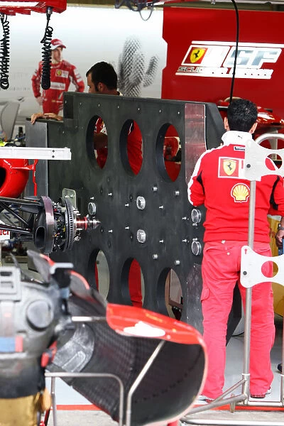 Formula One World Championship: Ferrari F10 in the garage
