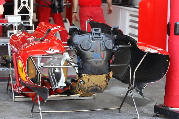 Formula One World Championship: Ferrari F10 seat and bodywork detail