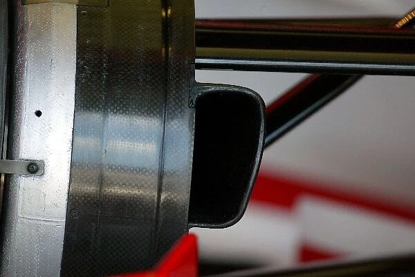 Formula One World Championship: Ferrari F2004 brake ducts