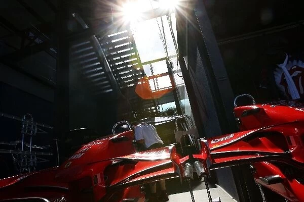 Formula One World Championship: Ferrari F2007 in the garage