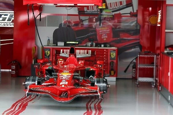 Formula One World Championship: Ferrari F2008 in the pits