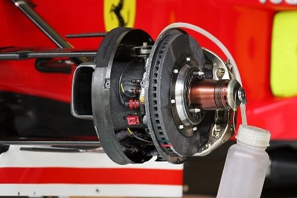 Formula One World Championship: Ferrari F248 F1 brake detail