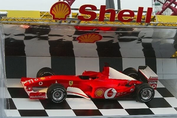 Formula One World Championship: A Ferrari  /  Shell display
