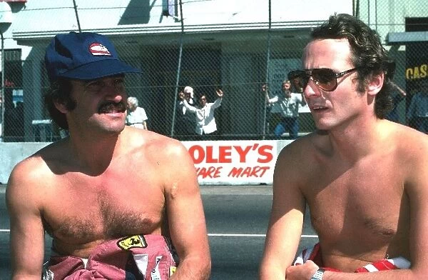 Formula One World Championship: Ferrari team mates Clay Regazzoni and Niki Lauda