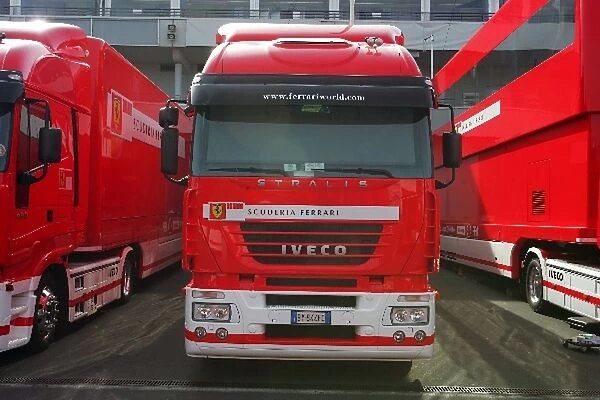 Formula One World Championship: Ferrari transporter