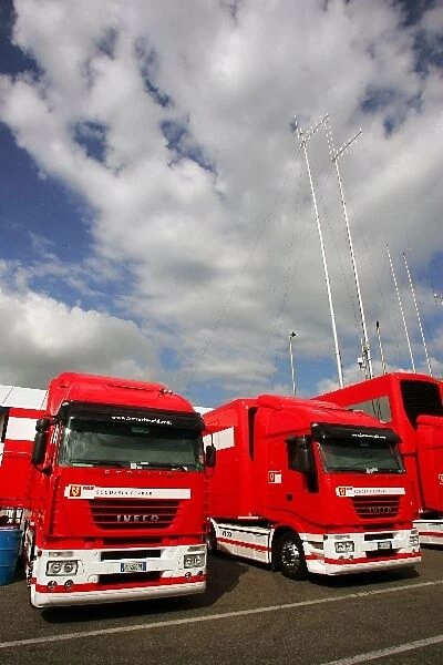Formula One World Championship: Ferrari transporters