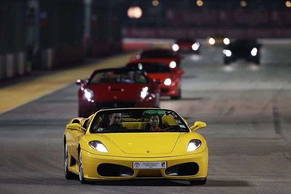 Formula One World Championship: Ferraris on display at the Presidents Challenge Charity Parade