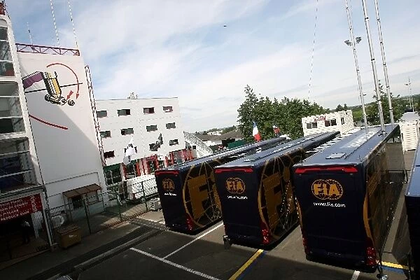 Formula One World Championship: FIA trucks in the paddock