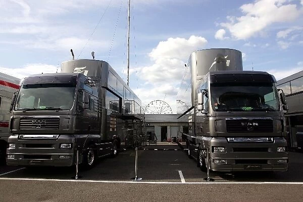 Formula One World Championship: Force India F1 trucks