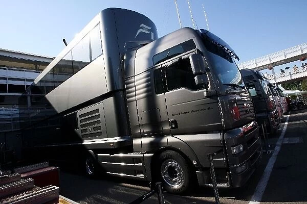 Formula One World Championship: Force India trucks