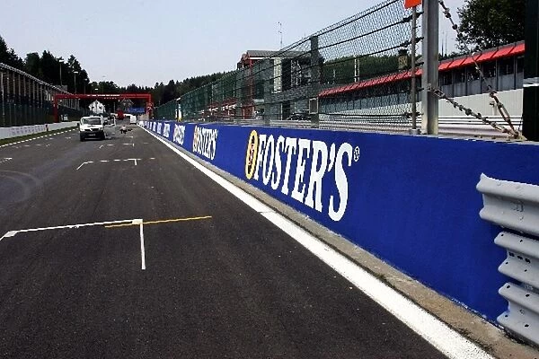 Formula One World Championship: Fosters branding on the circuit