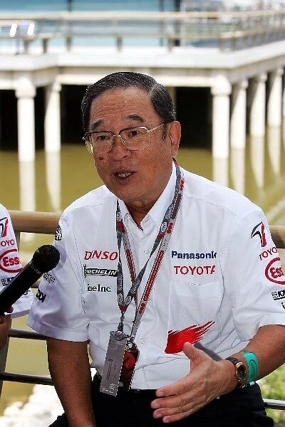 Formula One World Championship: Fujio Cho President of Toyota Motor Corporation