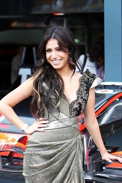 Formula One World Championship: Gabriella Cilmi Singer with the McLaren team