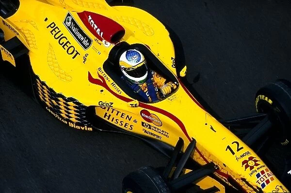 Formula One World Championship: Giancarlo Fisichella Jordan Peugeot 197 finished the race in seventh place after starting from 10th place on the grid