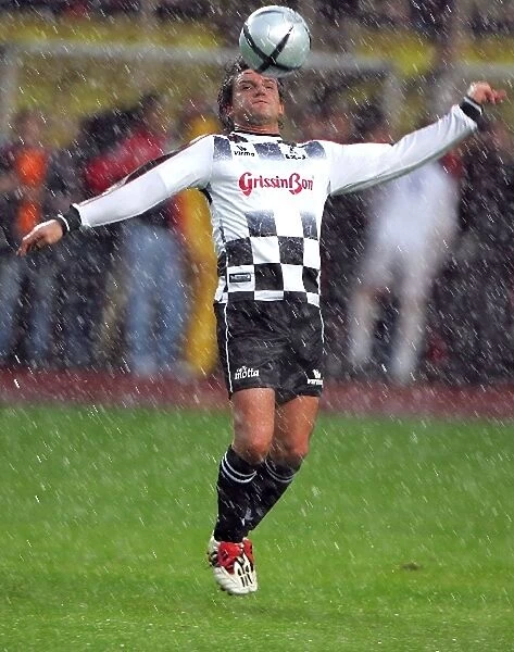 Formula One World Championship: Giorgio Pantano Super Nova plays football